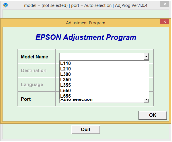 Free epson download-1 resetter l120 Resetter Epson